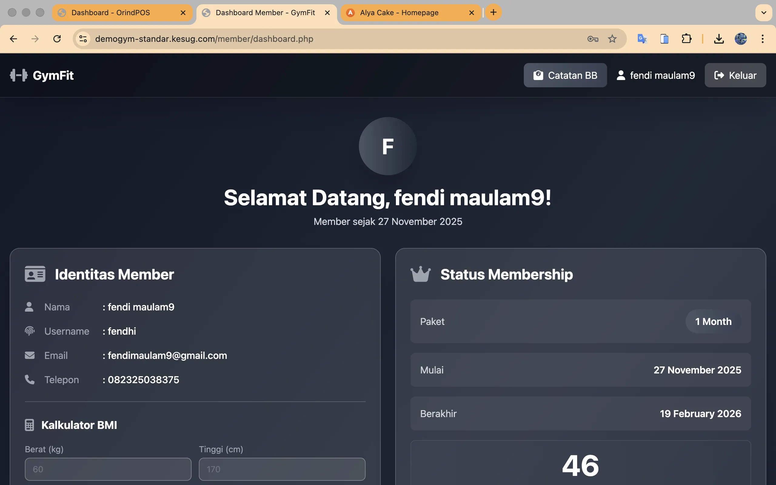 Dashboard Analytics